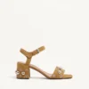 Nellcôte Crust Leder-Sandalen 60 mm Nellcôte Crust Leder-Sandalen 60 mm