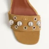 Nellcôte Crust Leder-Sandalen 60 mm Nellcôte Crust Leder-Sandalen 60 mm