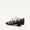 Nellcôte Mary-Jane-Pumps aus Crust-Leder 30 mm Nellcôte Mary-Jane-Pumps aus Crust-Leder 30 mm