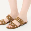 Nellcôte-Sandalen aus Crust-Leder