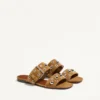 Nellcôte-Sandalen aus Crust-Leder