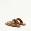 Nellcôte-Sandalen aus Crust-Leder