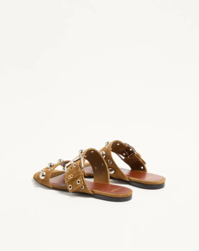 Nellcôte-Sandalen aus Crust-Leder