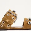 Nellcôte-Sandalen aus Crust-Leder