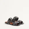 Nellcôte Slide Sandal aus genarbtem Kalbsleder Nellcôte Slide Sandal aus genarbtem Kalbsleder