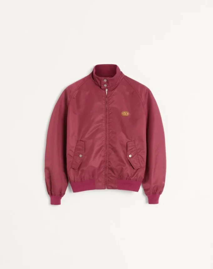Nylon-Blouson mit Vlogo-Patch Nylon-Blouson mit Vlogo-Patch