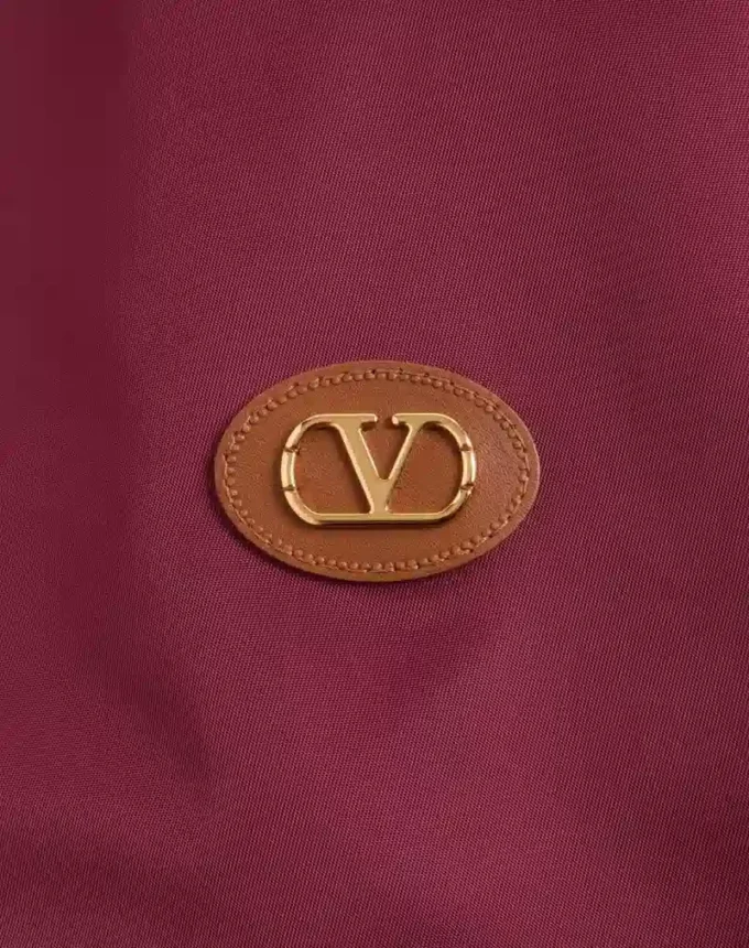 Nylon-Blouson mit Vlogo-Patch Nylon-Blouson mit Vlogo-Patch