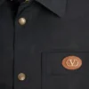Nylon-Hemdjacke mit aufgenähtem VLogo Nylon-Hemdjacke mit aufgenähtem VLogo
