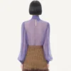 Oberteil aus Krepp-Chiffon Oberteil aus Krepp-Chiffon