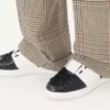 Offener Sneaker aus Kalbsleder