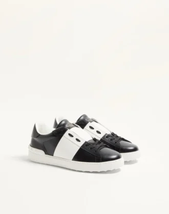 Offener Sneaker aus Kalbsleder
