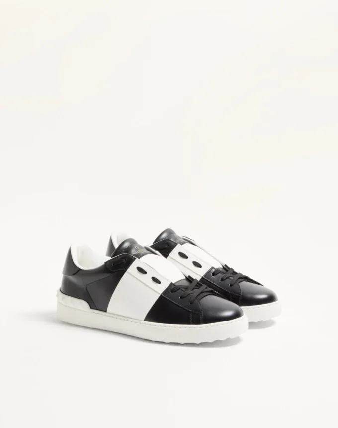 Offener Sneaker aus Kalbsleder