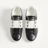 Offener Sneaker aus Kalbsleder