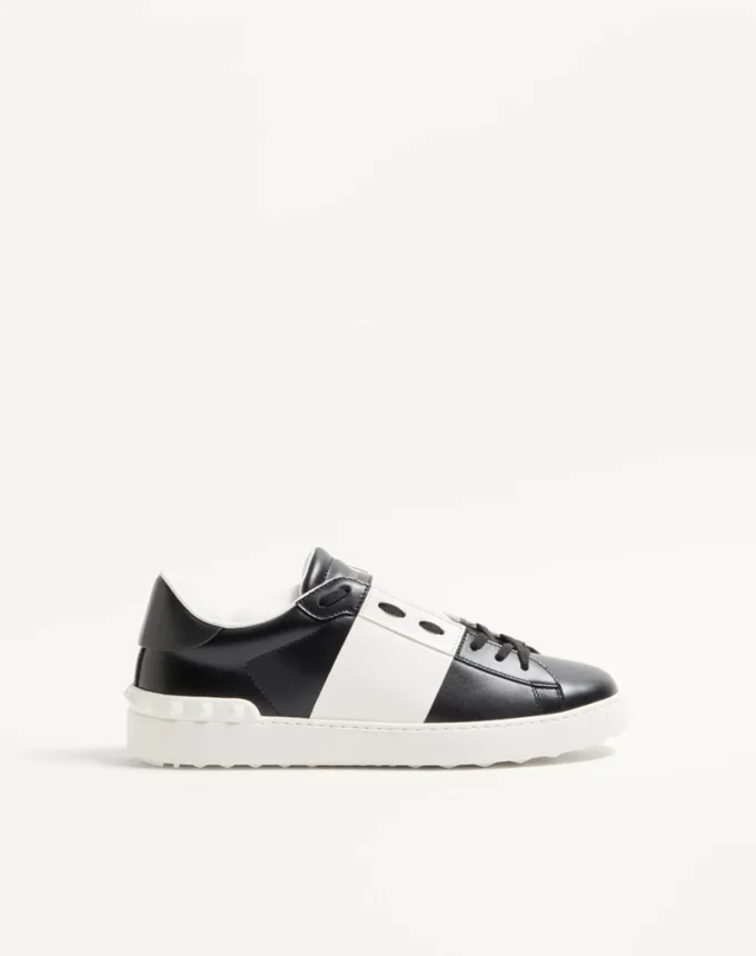 Offener Sneaker aus Kalbsleder