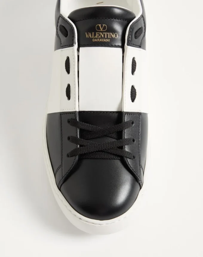 Offener Sneaker aus Kalbsleder