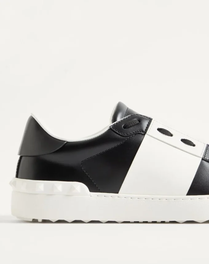 Offener Sneaker aus Kalbsleder