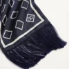 Opticool Seiden-Bandeau-Schal mit Fransen
