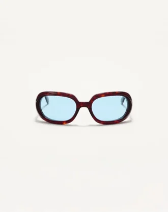 Ovale Wrap-Around-Brille aus Acetat