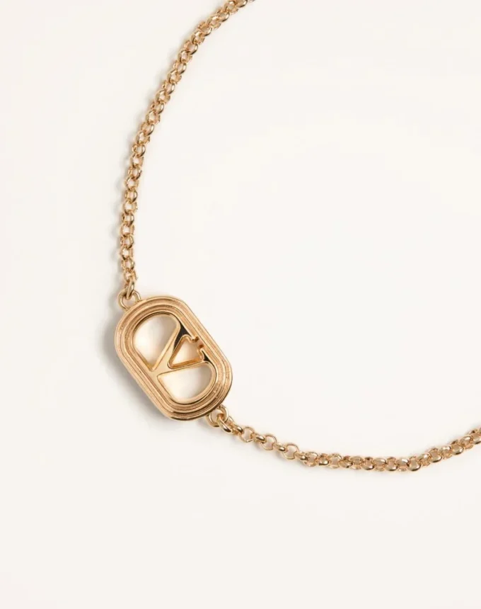 Ovales Armband aus Metall und Swarovski®-Perlen Ovales Armband aus Metall und Swarovski®-Perlen