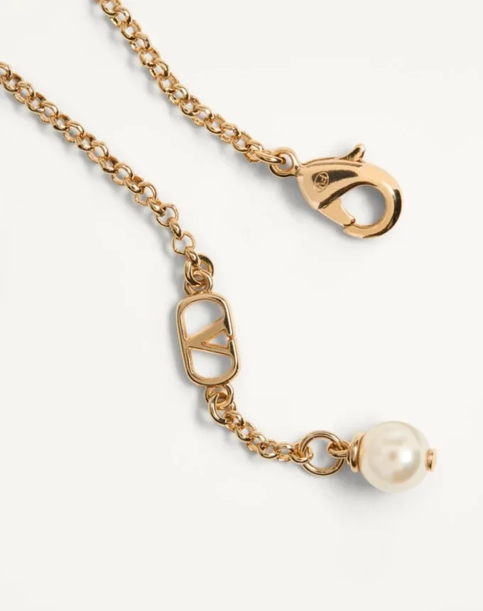 Ovales Armband aus Metall und Swarovski®-Perlen Ovales Armband aus Metall und Swarovski®-Perlen