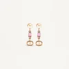Ovalette-Ohrringe aus Metall, Perlen und Swarovski®-Kristallen Ovalette-Ohrringe aus Metall, Perlen und Swarovski®-Kristallen