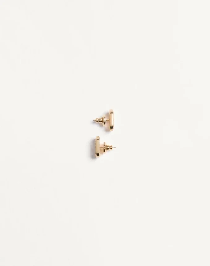 Ovalette Ohrringe aus Metall und Swarovski®-Kristallen
