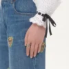 Ovalette Ring aus Metall und Swarovski®-Kristallen