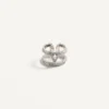 Ovalette Ring aus Metall und Swarovski®-Kristallen