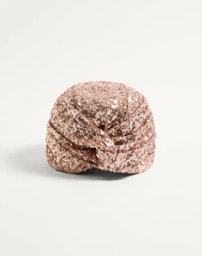 Pailletten-Turban