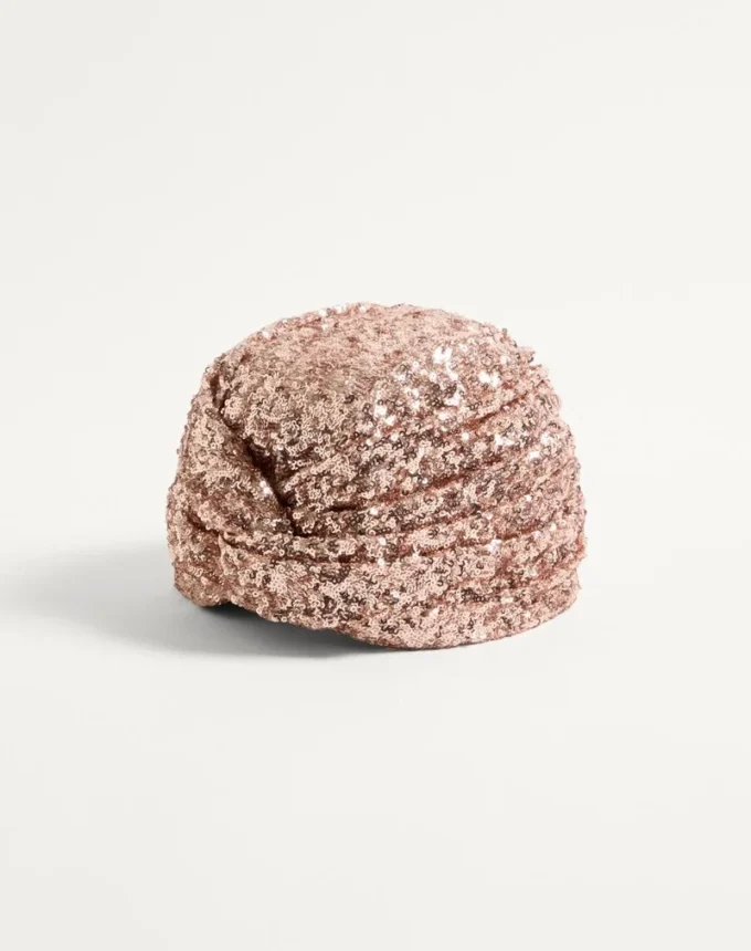 Pailletten-Turban
