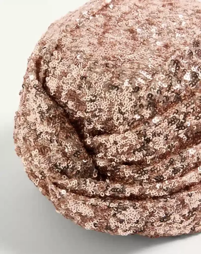 Pailletten-Turban