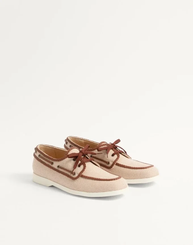 Palm Avenue Canvas- und Nappa-Bootsschuh