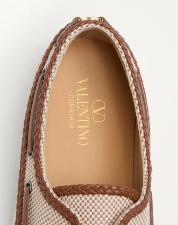 Palm Avenue Canvas- und Nappa-Bootsschuh