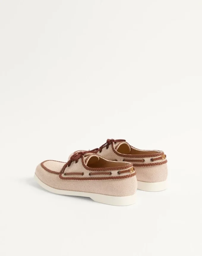 Palm Avenue Canvas- und Nappa-Bootsschuh