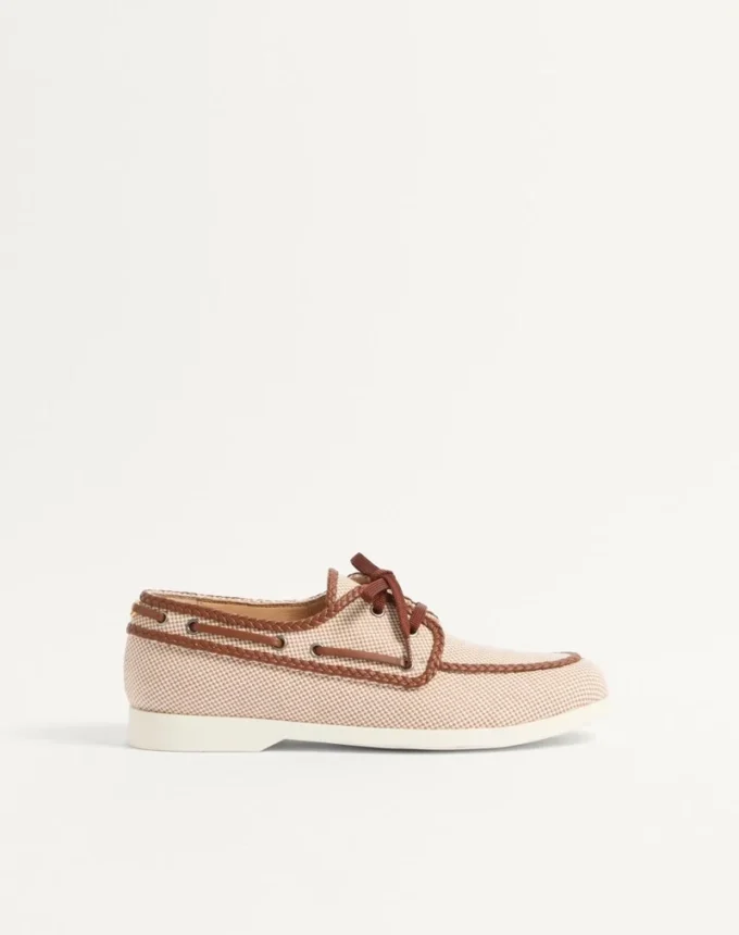 Palm Avenue Canvas- und Nappa-Bootsschuh