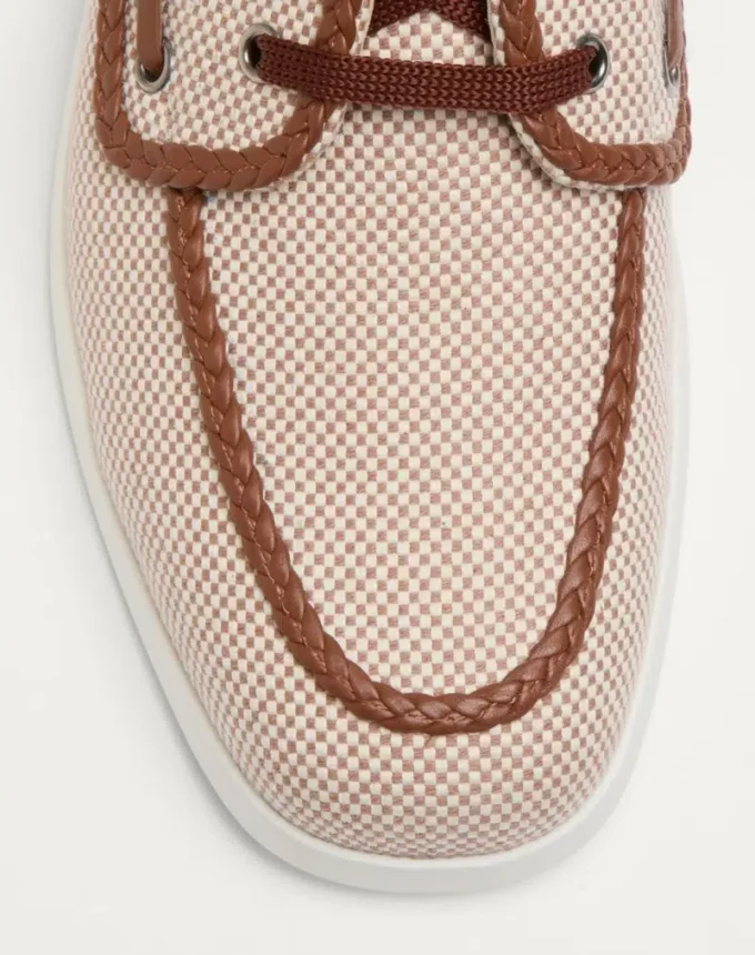 Palm Avenue Canvas- und Nappa-Bootsschuh