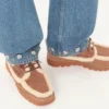 Palm Avenue Stiefeletten aus Crust-Leder und Wolle