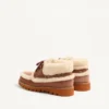 Palm Avenue Stiefeletten aus Crust-Leder und Wolle