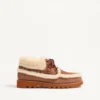 Palm Avenue Stiefeletten aus Crust-Leder und Wolle