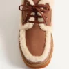 Palm Avenue Stiefeletten aus Crust-Leder und Wolle