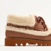 Palm Avenue Stiefeletten aus Crust-Leder und Wolle