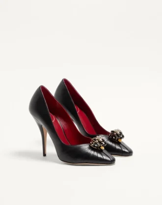 Panthea Pumps aus Ziegenleder 105 mm Panthea Pumps aus Ziegenleder 105 mm
