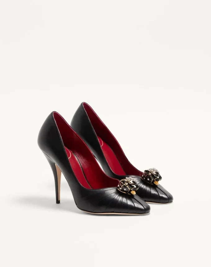 Panthea Pumps aus Ziegenleder 105 mm Panthea Pumps aus Ziegenleder 105 mm