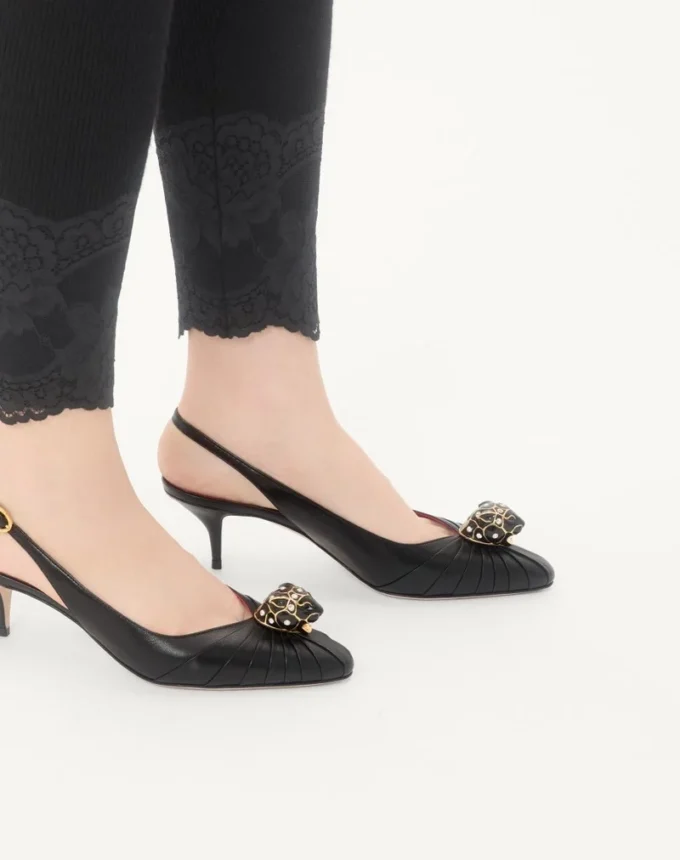 Panthea Pumps aus Ziegenleder 55 mm Panthea Pumps aus Ziegenleder 55 mm
