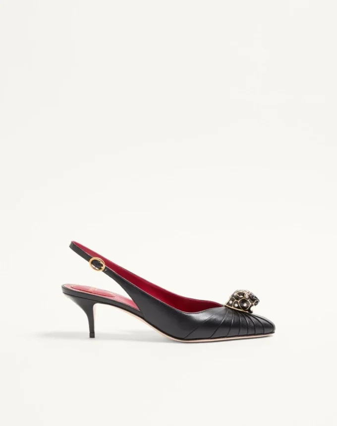 Panthea Pumps aus Ziegenleder 55 mm Panthea Pumps aus Ziegenleder 55 mm