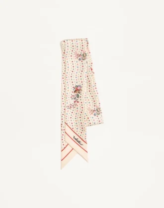 Papier Floreal Seiden-Bandeau-Schal