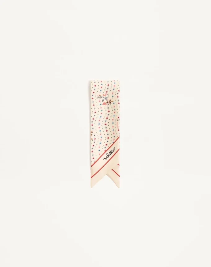Papier Floreal Seiden-Bandeau-Schal