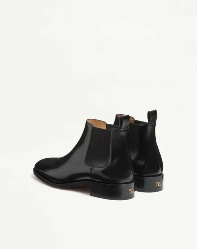 Pas Des Dieux Stiefeletten aus Kalbsleder