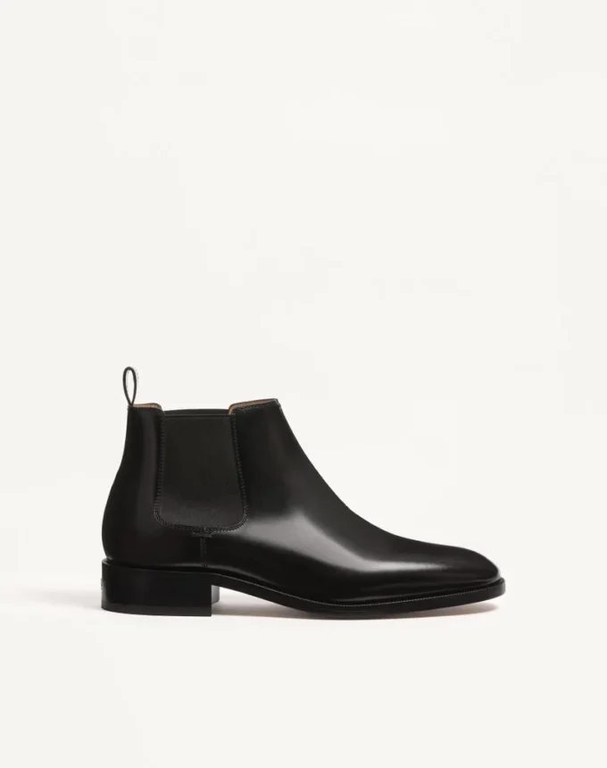 Pas Des Dieux Stiefeletten aus Kalbsleder