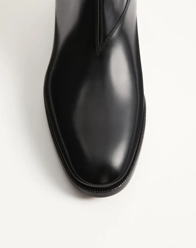 Pas Des Dieux Stiefeletten aus Kalbsleder